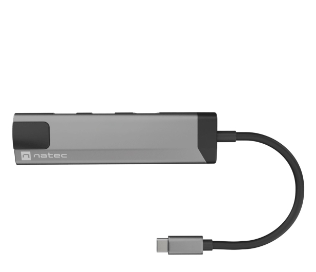 Natec MULTIPORT ADAPTER FOWLER GO USB-C 5W1 HUB ->USB 3.0 2X, HDMI - 1470243 - zdjęcie 4